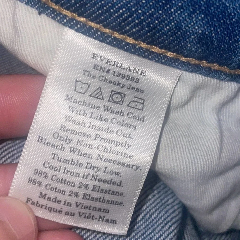 Everlane Women’s The Cheeky Crop Jeans Size 25 - Picture 4 of 5